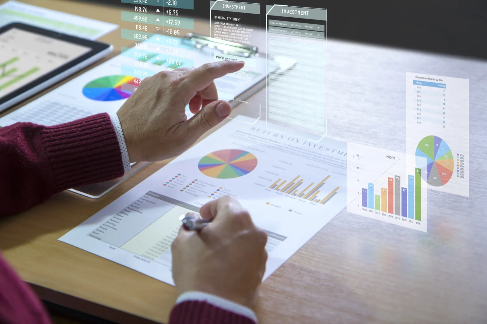 Analyse d'un rapport de performance et de retour sur investissement